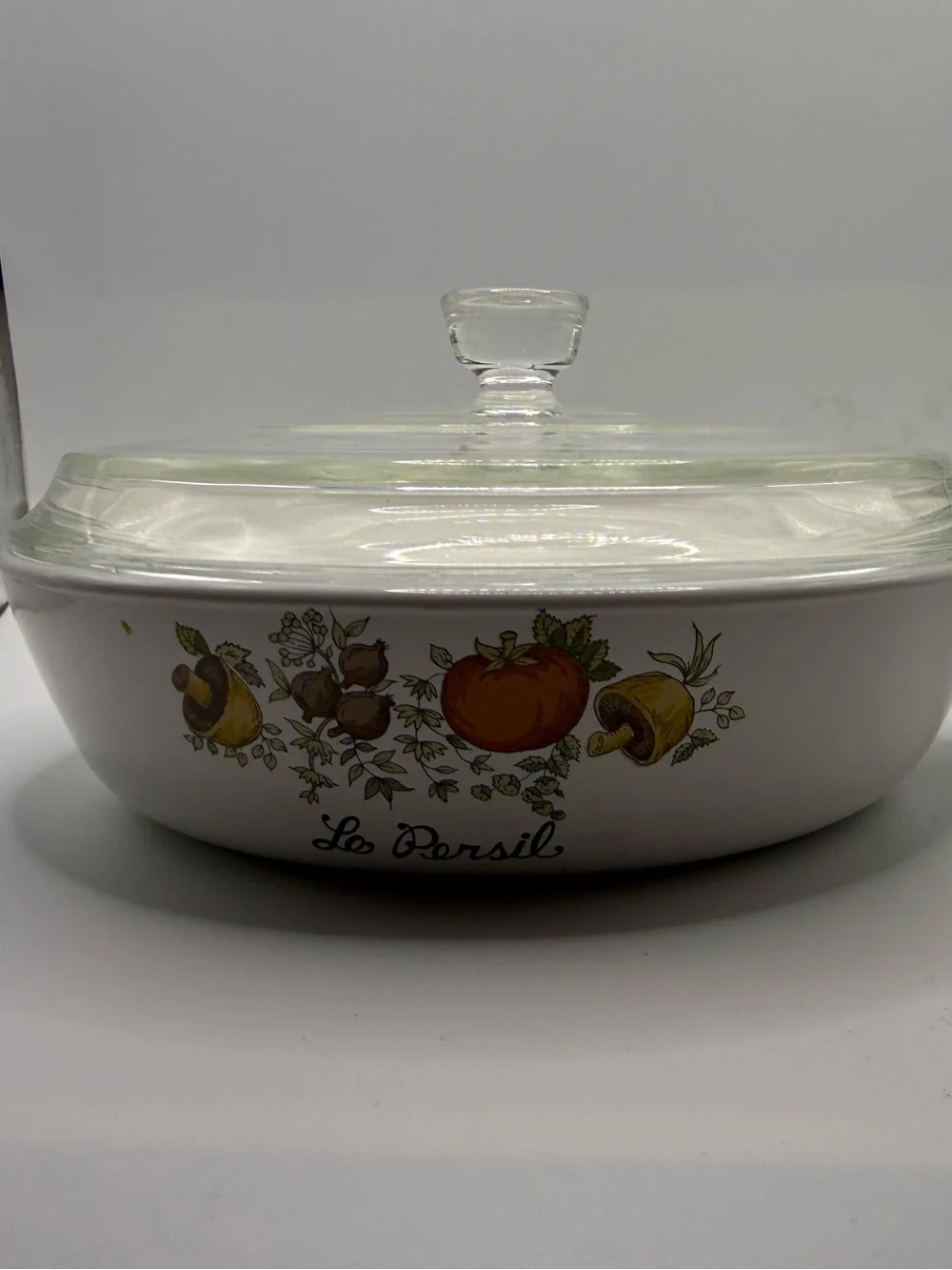 Vintage Corning Ware 3 Piece Set Spice of Life with Lids